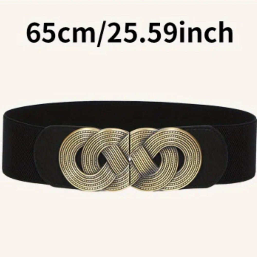 Elastic Metal Belt/ Decorate Wide Belt - Picture 6 of 9